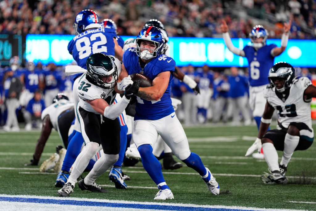 philadelphia eagles vs new york giants match player stats