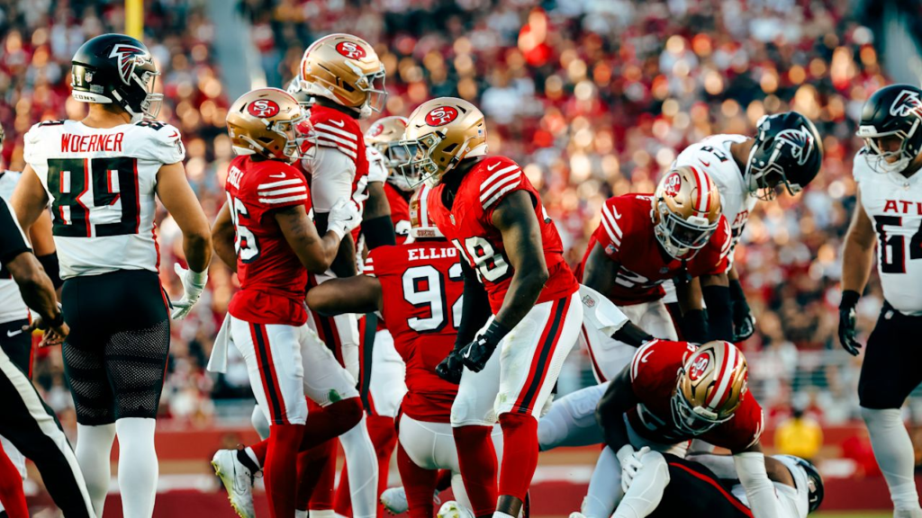 Atlanta Falcons vs 49ers Match Player Stats